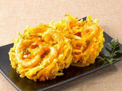 厚み仕上げの海老かき揚げ９０